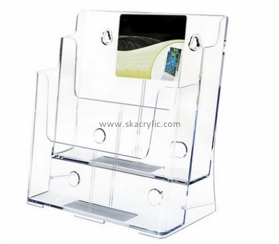 Factory direct sale acrylic acrylic holder wall mount document holder a4 clear file folder document holder BH-151