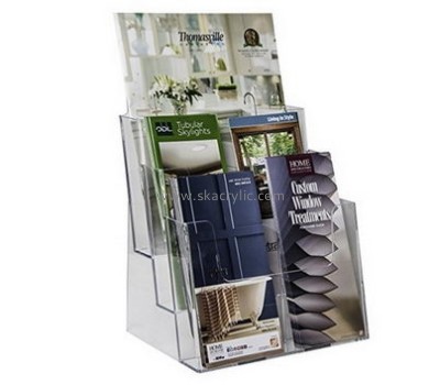 Custom acrylic pamphlet display stand holders for flyers BH-423