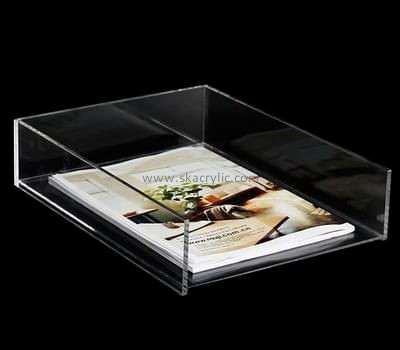 Plexiglass manufacturer customized magazine holder file holder BH-564