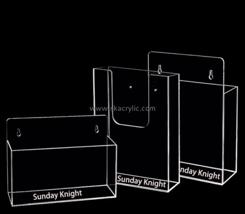 Wholesale custom acrylic wall literature holders BH-2487