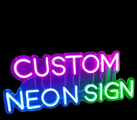 Wholesale custom acrylic wall wedding party decoration led sign BS-377