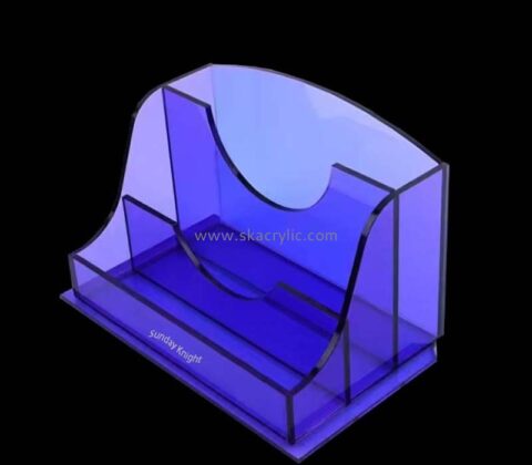 Custom wholesale acrylic desktop business card holder BH-2453