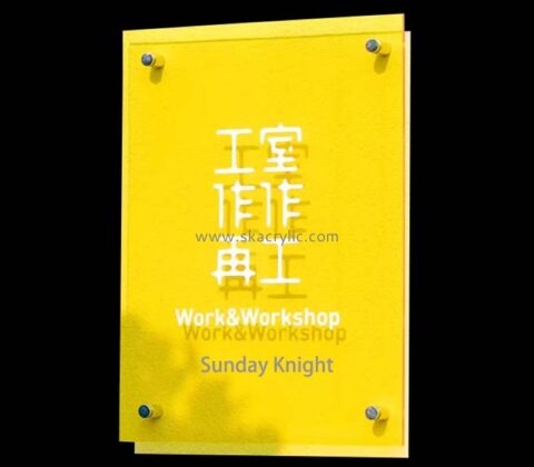 Wholesale custom acrylic wall billboard sign BS-390