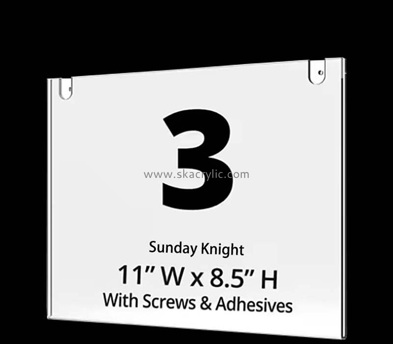 Wholesale custom acrylic wall sign holder BS-384