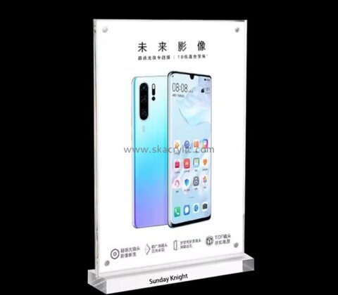 Custom wholesale acrylic business display sign holder SH-897