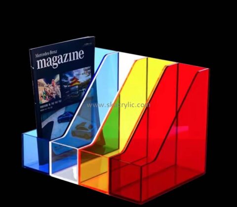 Custom acrylic desktop magazine file holders BH-2425