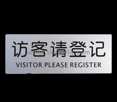 Acrylic display manufacturers customize plexi acrylic board sign BS-128