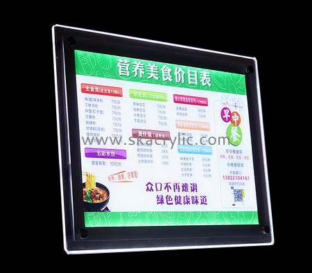 Display stand manufacturers custom made plexiglass signs menu sign BS-118