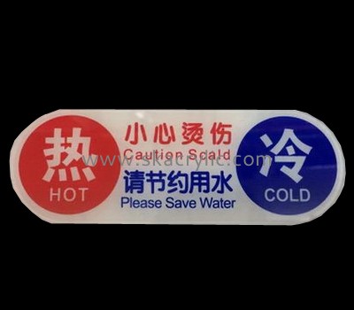 Acrylic items manufacturers custom wall warning sings BS-095