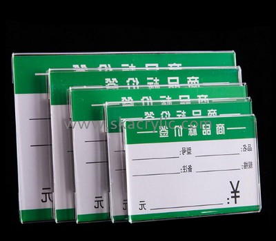 Custom acrylic price tags SH-688