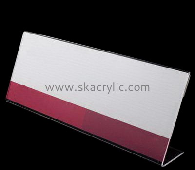 Bespoke acrylic office sign holder SH-399