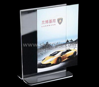 Bespoke table top poster holders plastic SH-381