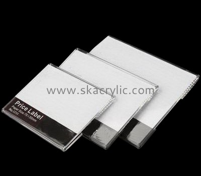 Bespoke acrylic price tag holder SH-378