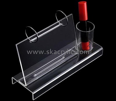 Bespoke transparent plastic sign stand SH-368