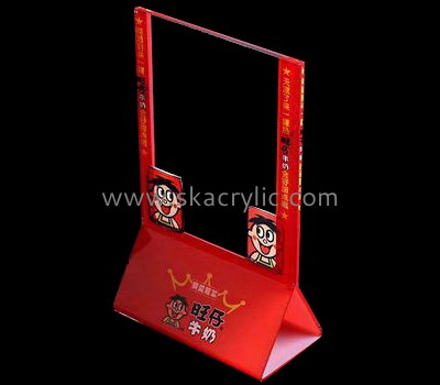 Bespoke lucite sign stand holder SH-365