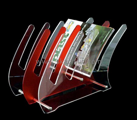 Customize acrylic magazine holder BH-1437