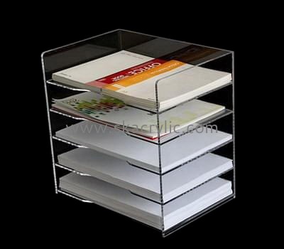 Customize acrylic desktop file folder organizer BH-1416