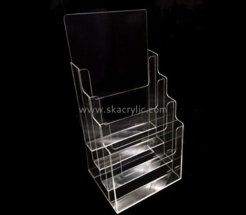 Customize plexiglass 4 tier brochure holder BH-1401