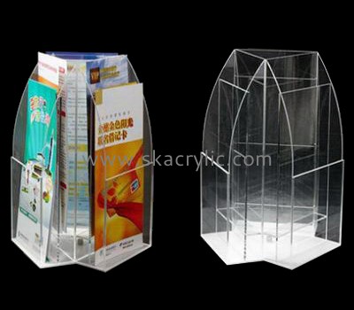 Plexiglass manufacturer custom trade show literature rack brochure holders BH-901