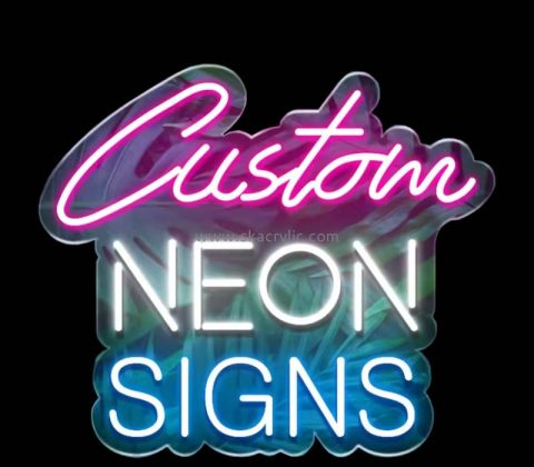 Custom wholesale acrylic wall neon sign for wedding party BS-370