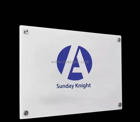 Custom wholesale acrylic wall logo office sign BS-369