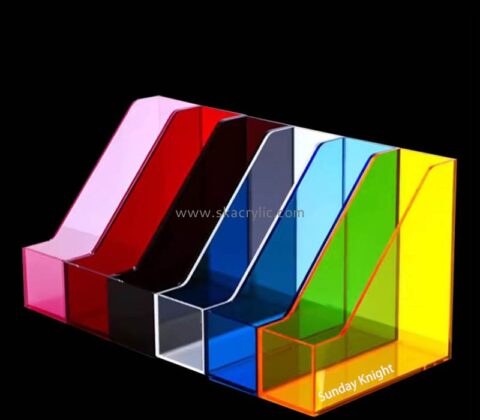 Custom wholesale acrylic verticlal file holders BH-2471