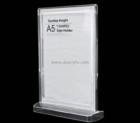 Custom wholesale acrylic table sign stand SH-908