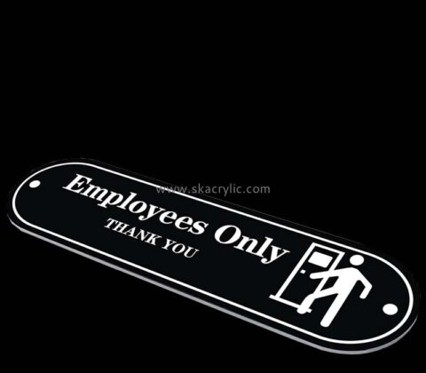 Custom wholesale acrylic wall mounted workplace warning sign BS-345