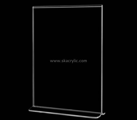 Custom wholesale acrylic countertop sign holder SH-879