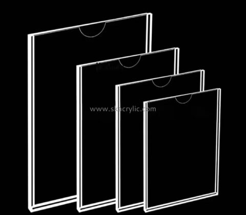 Custom wholesale acrylic wall hanging poster frame BS-336