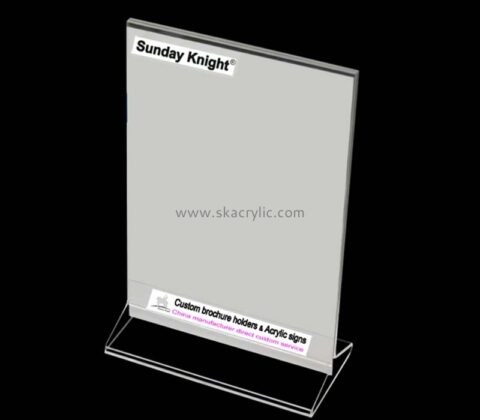 Custom wholesale acrylic table stand menu holder SH-871