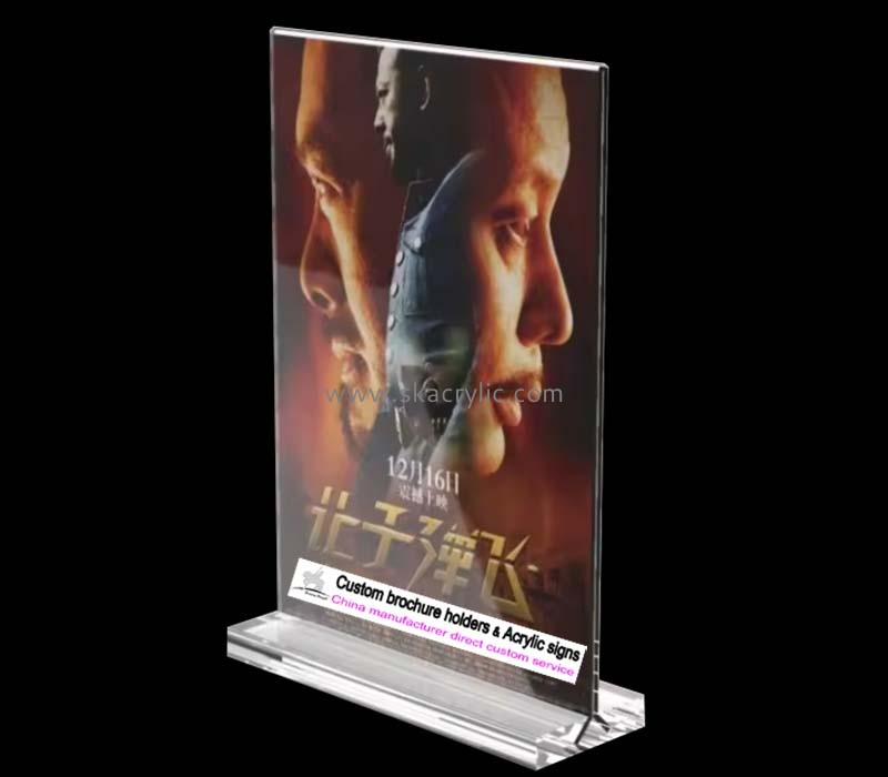 Custom acrylic cinema desktop sign display holder SH-868