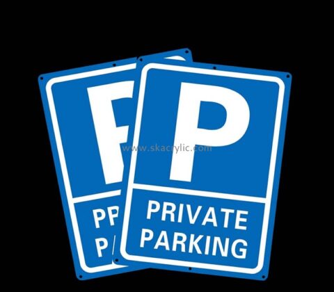 Custom acrylic wall no parking sign board BS-312