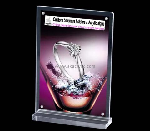 Custom acrylic jewelry shop sign stand SH-854