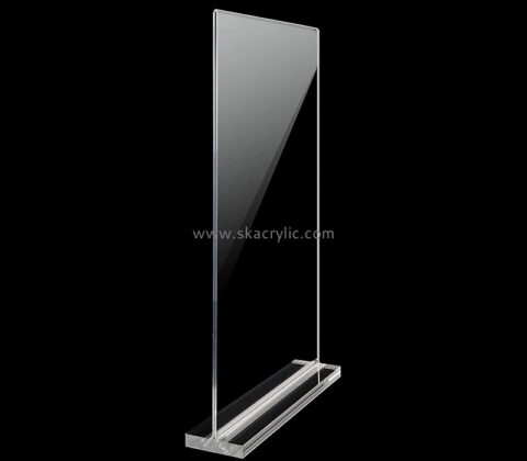 Custom acrylic double sided flyer display holder SH-833