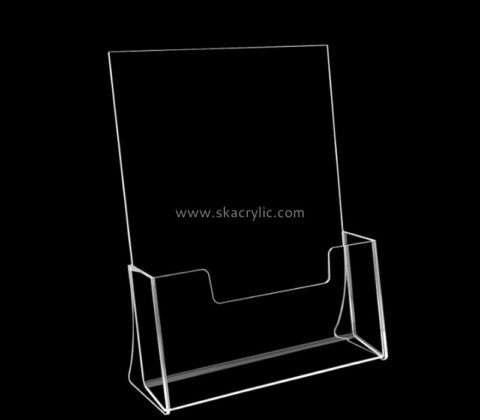 Lucite item manufacturer custom acrylic countertop literature holder BH-2368