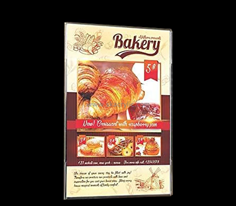 China plexiglass manufacturer custom acrylic wall bakery shop sign holder BS-247