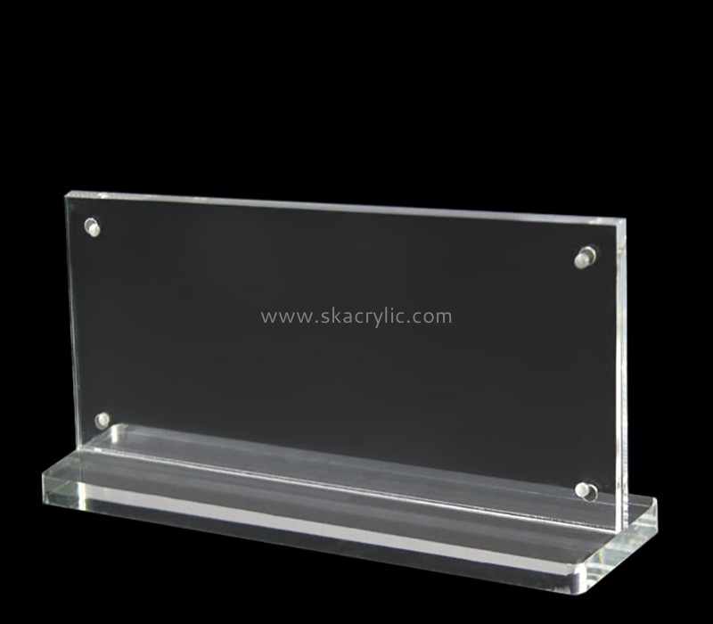 China perspex supplier custom acrylic magnetic sign holder SH-778