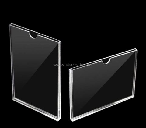 Acrylic item supplier custom plexiglass price tag holder BS-238