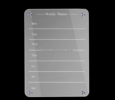 Acrylic item manufacturer custom perspex magnetic dry erase board for fridge BS-235