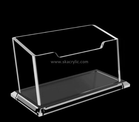 Acrylic item manufacturer custom perspex business card holder name card organizer BH-2317