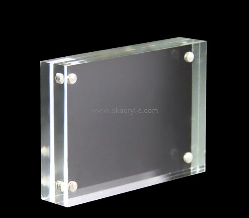 Acrylic display supplier custom plexiglass magnetic photo frame SH-765