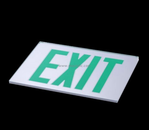 ​Acrylic manufacturer custom printed safety exit signs fire evacuation signs emergency passage escape signs BS-183