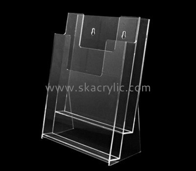 Customize clear 2 pocket brochure holder BH-2064