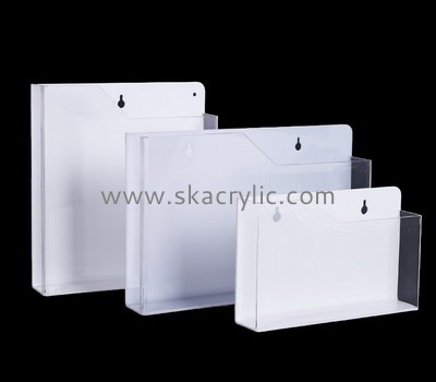 Customize acrylic wall mounted literature holder BH-2021