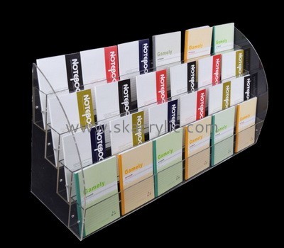 Customize lucite multi pocket brochure holder BH-2070