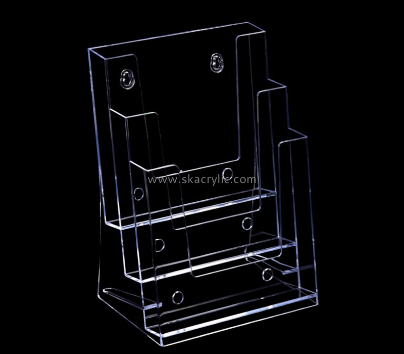 China acrylic manufacturer custom wall plexiglass leaftlet holder BH-2300