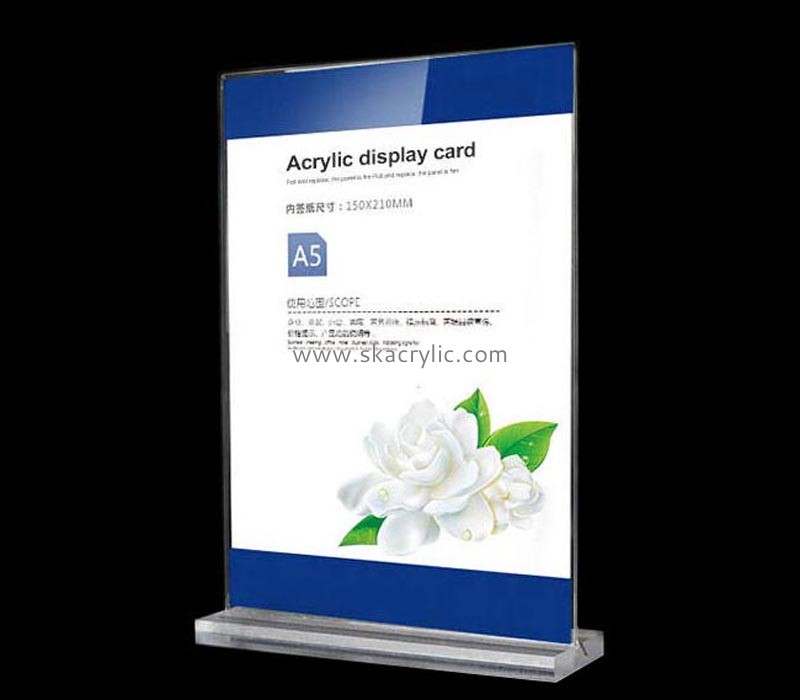 China acrylic manufacturer custom plexiglass advertising sign holder SH-737