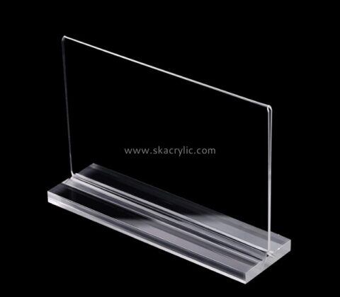 Perspex item manufacturer custom plexiglass tabletop restaurant menu stand SH-749