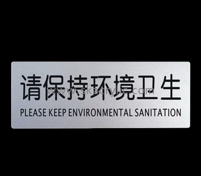 Acrylic products manufacturer customized plexiglass signage warning signs BS-153